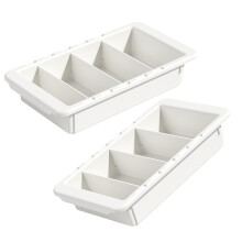 Expandable ABS Drawer Organizers Adjustable Compartment Storage