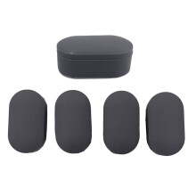 5Pcs Bathroom Toilet Seat Shock Absorbers Antislip Adhesive Pad
