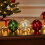 Sphère de noël en plastique craquelé,-Couleurs mélangées 6