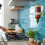 Expandable Plastic Spices Rack Wall Mounted Organizers For-2pcs 5