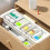 Expandable ABS Drawer Organizers Adjustable Compartment Storage 3