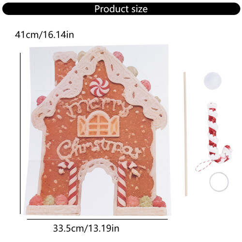 Christmas Themed Golf Play Set Multipurpose Light Weight Plastic 1