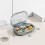Daily Pills Box Organizers 6 Compartment Design With-grey 5