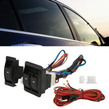 Universales Fensterheber-Schalter-Set für Autos, 4 Größen für 2 Türen