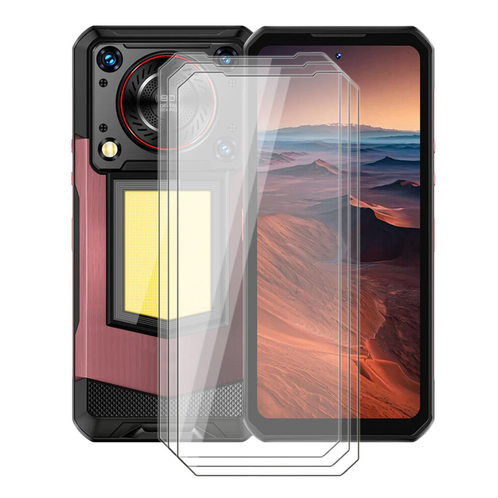3 Pack Screen Protector 9H Tempered Glass For Oukitel Wp56, Ultra Clear, Bubble Scratch Resistant Light 9073542689362