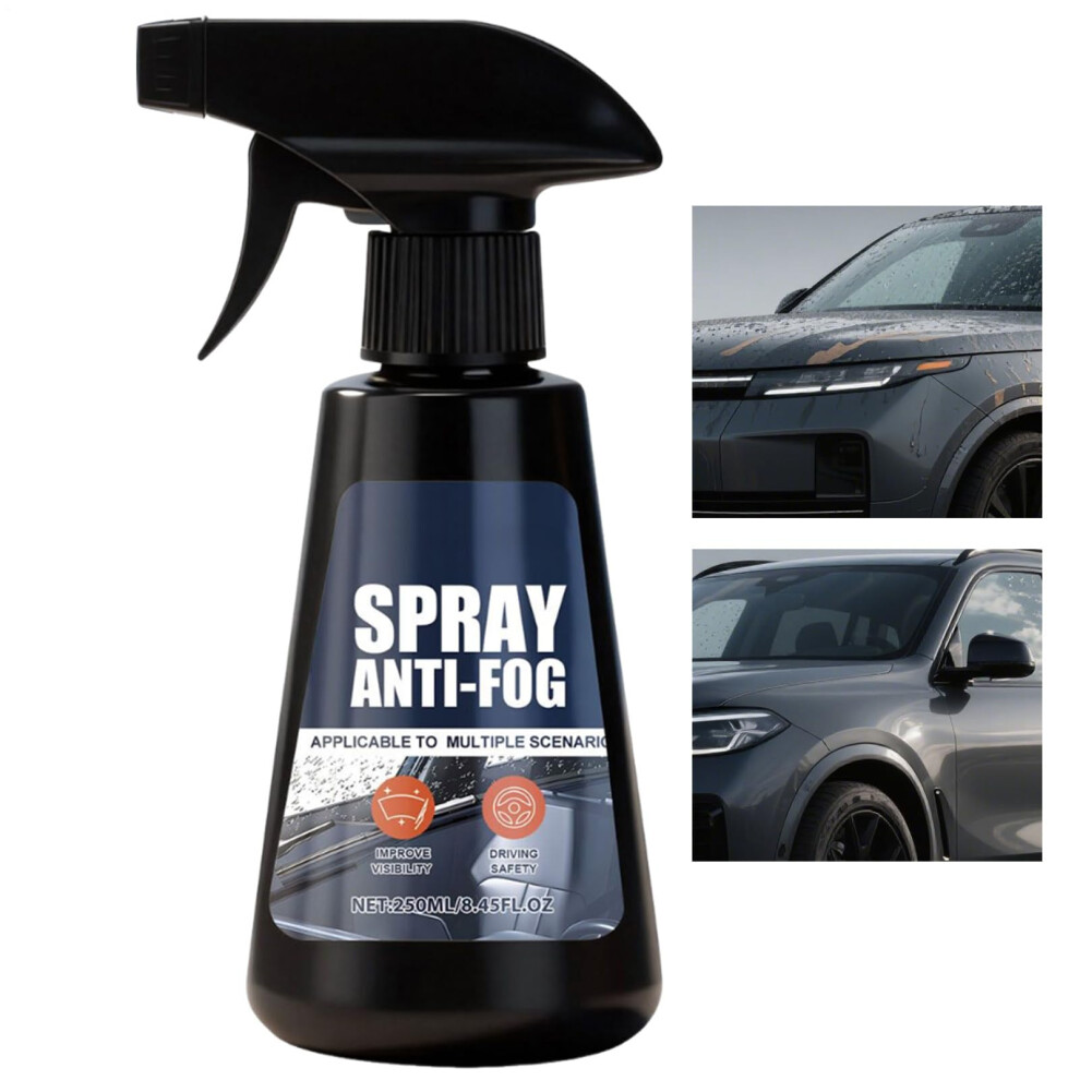 Anti Fog Spray For Car Windshield 250Ml Â Quick Antifog And Rain Repellent Coating For Clear Night Driving 9330225966487