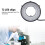 72 LED Microscope Ring Light with Adjustable Brightness and Shadow Illumination for Stereo 3