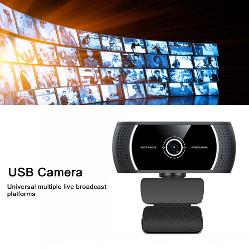 USB-Kamera 720p HD CMOS Weitwinkel, Flexible Rotation, Integriertes Mikrofon 2