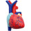 Human Lung Model with Heart, 21Part Anatomical Respiratory System Teaching Display for Education 3