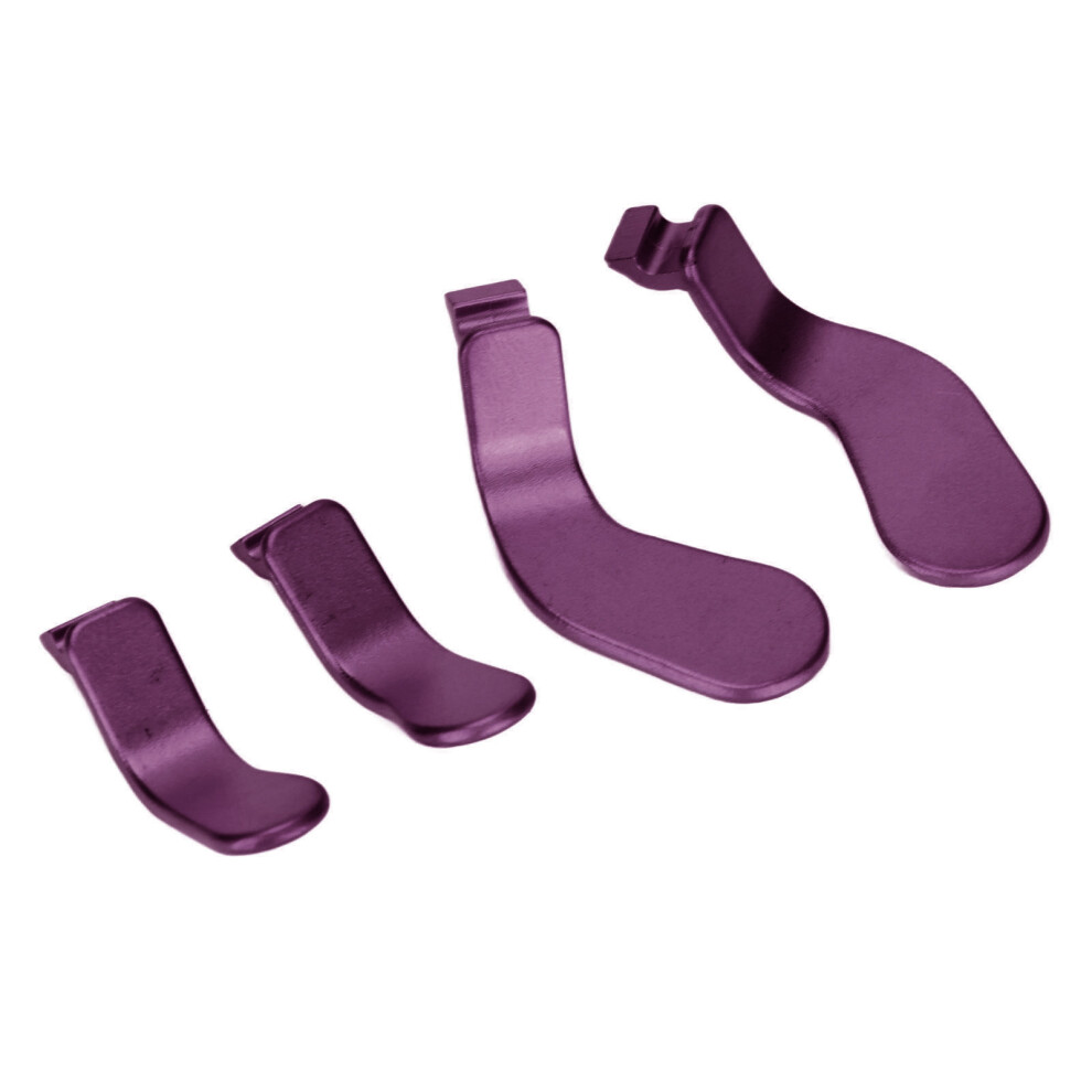 4Pcs Stainless Steel Controller Paddles For Xbox Series 2 Elite Purple 4401390506671