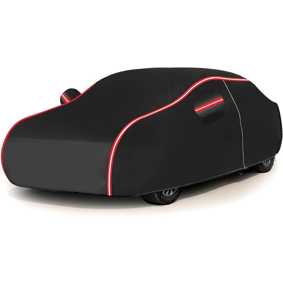 Waterproof Car Cover For Vw Beetle Cabriolet 2003Â2019, AllâWeather Breathable Dustproof Protection With Zipper And Straps 9330225968016