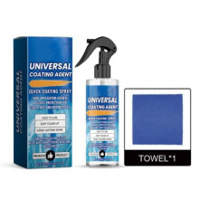 100ml Car Ceramic Coating Spray with Hydrophobic Protective Finish, Scratch and Anti Fog Rain Repellent