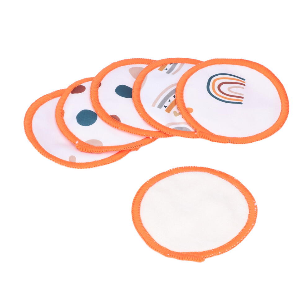 6pcs Bamboo Fiber Reusable Breastfeeding Nursing Pads ES067-D