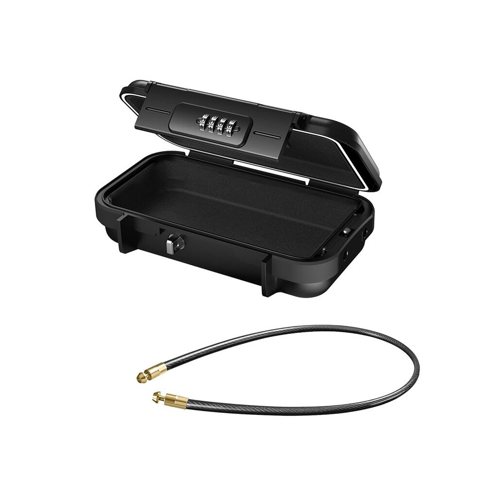 Portable Waterproof Safe, Beach Travel Safe, Combination Safe Anti-Theft Lock Box With Detachable Wire Rope 4713105504163