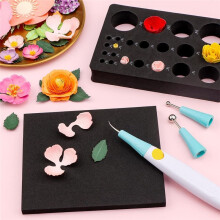3 Plateaux de Moules à Fleurs en Mousse Marqués en Pouces, Aident les Bourgeons et les Étamines à Sécher et à Conserver Leurs Formes, Plusieurs