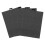 4pcs Plastic Mesh Canvas 14 CT Black Plastic Mesh Canvas Sheets Plastic Mesh Screen for Embroidery, for Crafts DIY 1