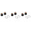 30 Pcs Panel Mount 17.9x13.8mm Power Jack  Socket 1