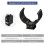 Robotic Claw Full Metal Wave  Clamp Robot Hand Gripper Grabber High Torque Robotic Arm Replace Claw 3