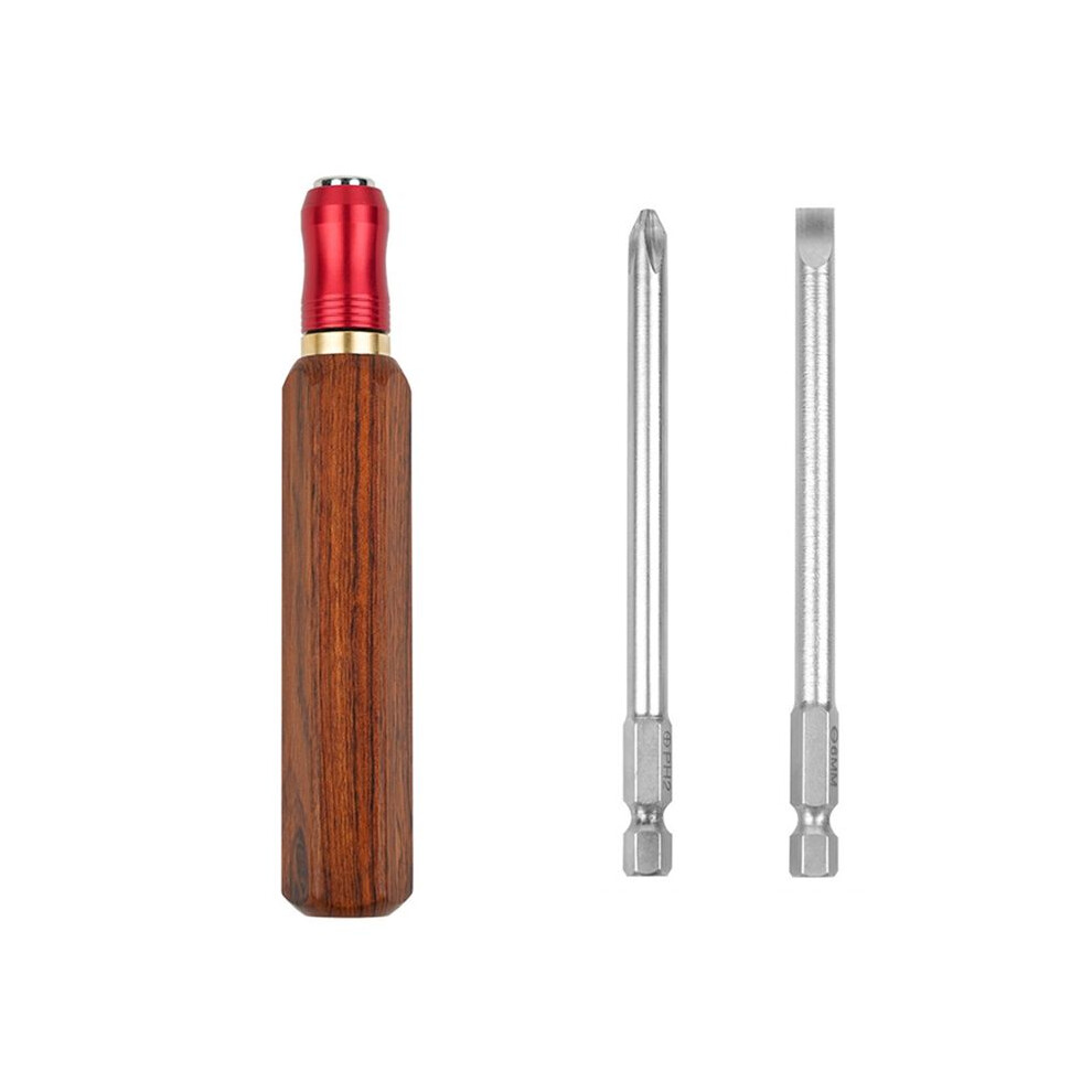 Detachable And Replaceable Screwdriver Set Quick Change Wood Handle Hardware Tool Screwdriver Woodworking Set 4713374495629