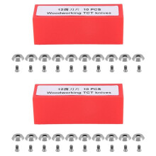 Ci3 Round 12.5mm Carbide Inserts Cutters Knives Replacement Blade Fit for DIY Lathe Wood Turning Finisher Tool 20Pcs