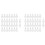 120Pcs Swivel Snap Hooks and D Rings for Lanyard and Sewing Projects (1 Inch Inside Width) 1