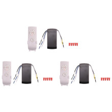 3X Kit Telecomando Universale per Lampada Ventilatore Soffitto AC 220V Interruttore di Regolazione Temporizzazione Regola Il Ricevitore del