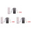 3X Universal Ceiling Fan Lamp Remote Control Kit AC 220V Timing Setting  Adjuste Wind Speed Transmitter Receiver 1