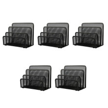 5X Bureau Mail Organizer Kleine Bestandshouders Letter Organizer Document/Archief/Mappen/Papier Organizer voor Desktop