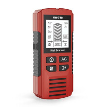 Handheld Wall Metal Detector Scanner with Positioning Hole Wooden AC Wires Metal Pipes Rebars Detecting Tool Wire Finder