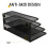 5X Desk Mail Organizer Small File Holders Letter Organizer Document/Filing/Folders/Paper Organizer for Desktop 7