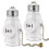2 Outlet Light Socket Adapter,E26 Bulb Socket to Outlet Splitter,Convert Medium Screw Socket Into A Socket 2 Outlets 2pc 1
