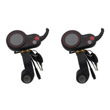 2X TF-100 LCD Display Throttle Meter Dashboard 6PIN  with Electric Door Lock Key for  M4 Electric Scooter
