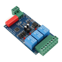 4X 3 Channel 5A DMX512 Controlled Relay  Kit DIY Converter DMX Dimmer Relay