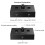 4X 3.5mm Audio Switcher, 2 Input 1 Output/1 Input 2 Output Audio Splitter Switcher, One-Key Mute Button 4