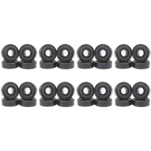 32x High-Speed 608RS Hybrid Black Ceramic Bearings Skateboard Bearings Ceramic Plastic Arc 608 Bearings