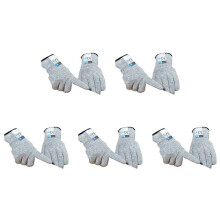5 Set mit 5 Schnittfesten Drahthandschuhe Küche Holzbearbeitungs Glas Schnittfeste, Stabfeste Handschuhe M