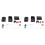 2X Battery Plastic Case PCB Circuit Board for  10 Core 18V 21700 Kit Li-Ion Battery Case Protective Board Kit 1