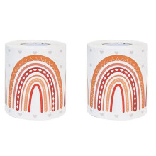 2X Adesivos de Borda de Quadro de Avisos Boho Rainbow Border GuarniçãO Bordas de Quadro de Avisos para DecoraçãO Escolar 65,6 Pés
