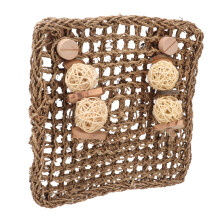 Pet Seagrass Mat Natural Woven Chewing Pad for Rabbits Bunnies Guinea Pigs 50cm