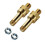 2pcs Side Mount Battery Copper Screw 3/8 Side Post Battery Terminal Bolt 3/8inch-16 4