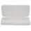 Capacity Simplicity Pencil Box Storage Box  Pen Pencil Case Compartment Storage Waterproof Pencil Case-White 1