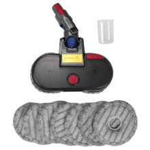 Electric Mop Attachment for V15 V11 V10 V8 V7, Mop Attachment with Integrated Water Tank, LED Light, Washable Mop