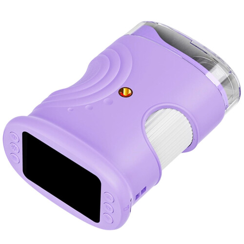1000X Handheld Digital Microscope with 2.0' IPS Screen, 2MP Camera, Adjustable LED for Kids