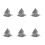 6X Prism Optical Glass Pyramid 40mm High Rectangular Polyhedron Suitable for Teaching Experiments 2
