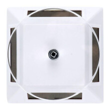 2X White Solar/Battery Powered Rotating Stand Product Display Art Jewellery Exhibition Photography