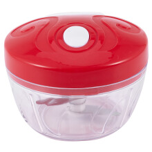 Multifunction New High Speedy Design Vegetable Fruit Twist Shredder Manual Meat Grinder Chopper Garlic Cutter Red+White