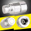 1 Set Hydrauliska Snabbkopplingar 1/2 Tum SAE Flat Face för Skid Steer för 4