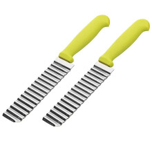 Taglierina per Patate nel Acciaio Inossidabile da 2 Pezzi Taglierina per Patate Taglierina per Patatine Fritte Taglierina per Patate Utensile da