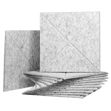 12 Pack Acoustic Panels Beveled Soundproof Foam Panels,Sound Proofing Padding Acoustic Treatment for Studio