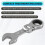 Short Handle Ratchet Wrench with Movable ,Quick Dual-Purpose Open End Wrench,Hardware Tool, Labor-Saving Wrench 18mm 6